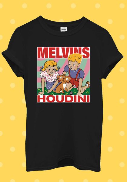 

melvins houdini sludge metal t shirt for men women gift for fans, White;black