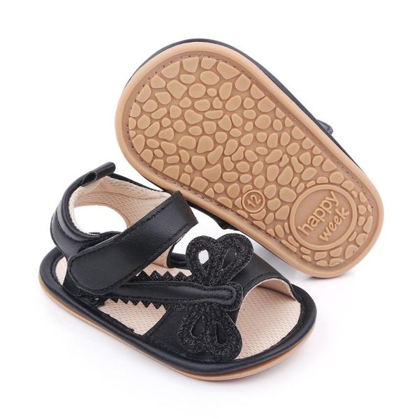 

fashion born infant baby girls princess shoes bowknot toddler summer sandals pu non-slip 0-18m first walkers