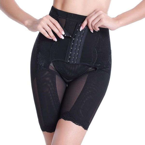 

women's shapers women high waist trainer body shaper bulifter control panties shapewear tummy girdle slimming belt, Black;white