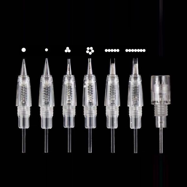 

tattoo needles 1r 3r sterilized needle for machine microblading pen tattooin eyebrows lip permanent makeup ink cartridges