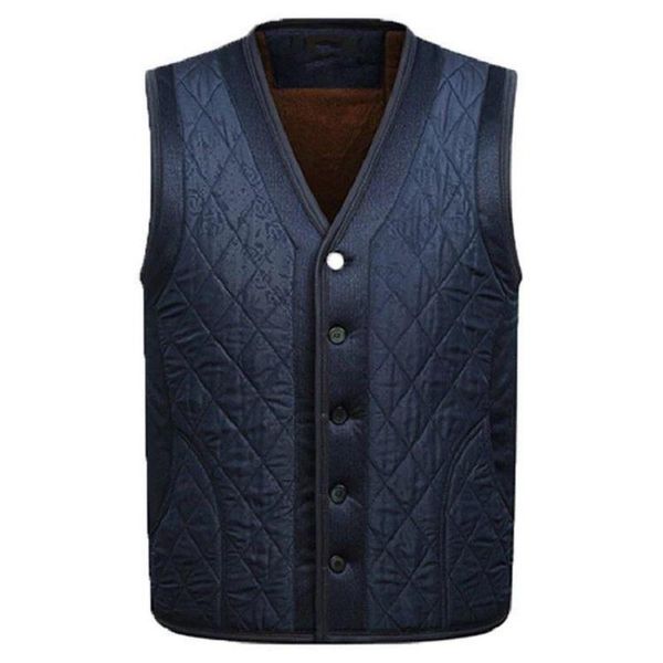 

waidx vest waistcoat men sleeveless fleece jacket mens warm winter thick male vests old loose blue gilet chaleco drops men's, Black;white
