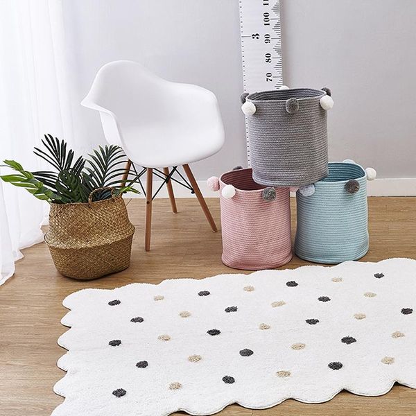 

storage baskets dirty clothes basket hair ball laundry home toy light gr