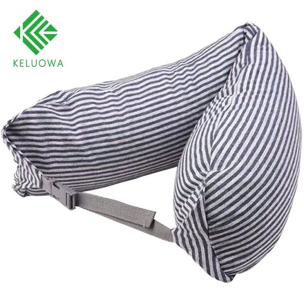 

pillow keluowa u shaped memory neck simple style stripe travel one piece