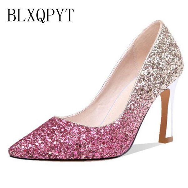 

big size 34~43 shoes woman high heels round toe pumps sweet wedding zapatos mujer sapatos femininos 609-50 dress, Black