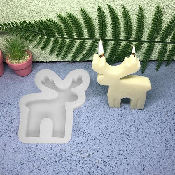 

craft tools silicone candle mould elk christmas small animal modeling