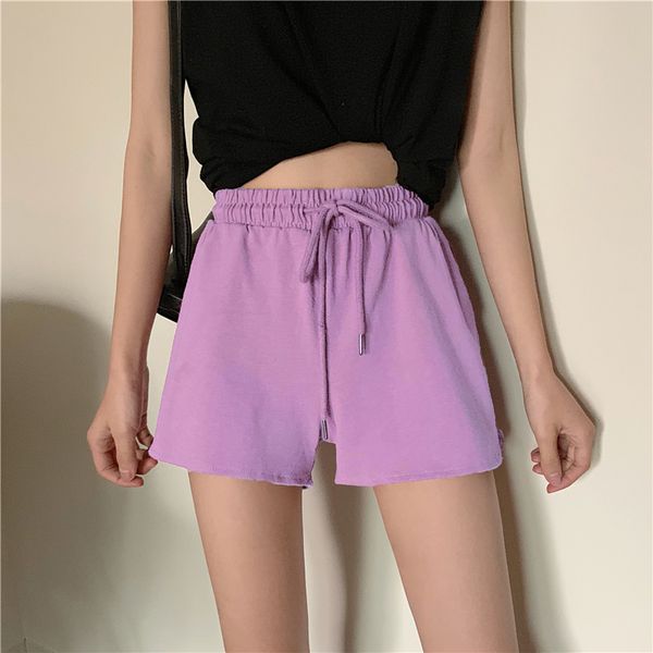 

3 sizes 5 colors simple sport solid fashion women shorts casual all match female arrival spring shorts 210522, White;black