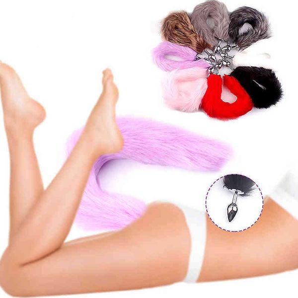 Nxy анальный штекер секс игрушки для женщины фаллоимитатор экзотические костюмы косплей из нержавеющей стали гладкие металлические E COURY1215
