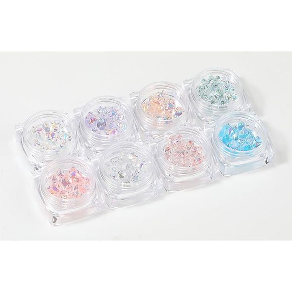 

nail art decorations 6pcs 3d cute bear resin in 3 sizes ornaments manicure tips c1ff, Silver;gold