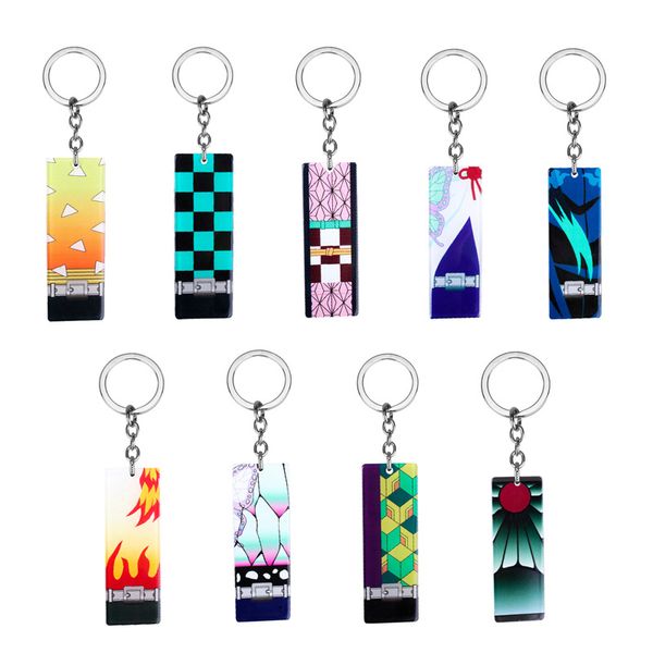 

anime demon slayer kimetsu no yaiba kamado tanjirou keychaincosplay earrings clip studearrings cosplay props accessories
