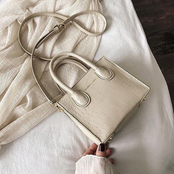 

evening bags stone pattern leather crossbody for women 2021 fashion solid colors shoulder bag female handbags and purses with handle
