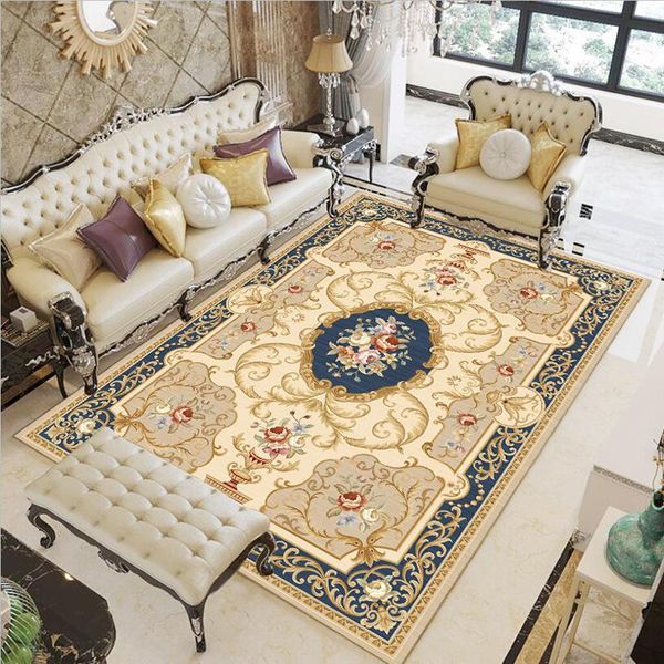 

european large carpets simple non-slip tatami customizable mats bedroom home lving room rug textile