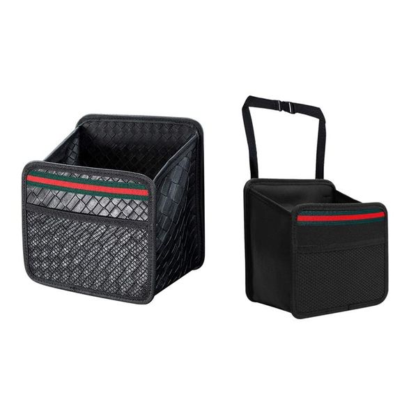 

car organizer and storage for back seat, hanging premium seat trash can mini bag
