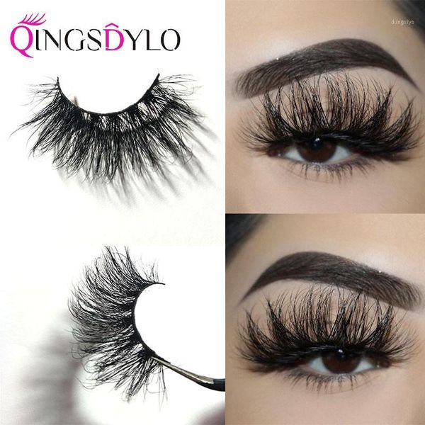 

25mm 3d mink lashes extra length eyelashes extension big dramatic volume strip thick false eyelash for make up1