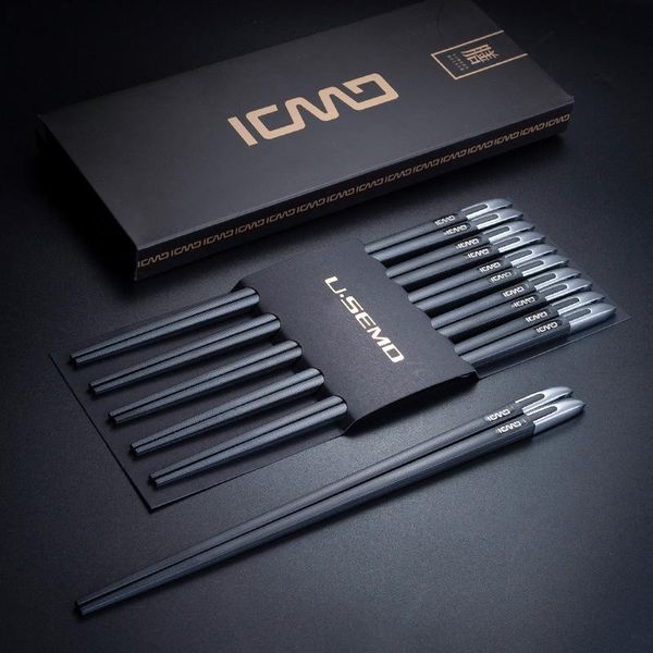 

chopsticks 5pairs non-slip grade safe stick set creative for restaurant el sushi