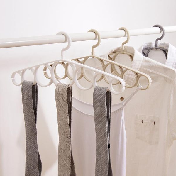 

hangers & racks multi-function circle space saving scarf hanger 5 pcs/lot hanging organizer belt shelf tie storage rack