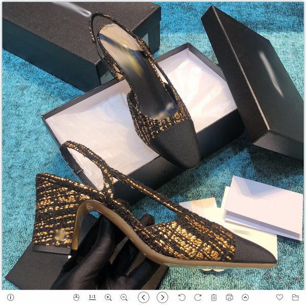 

2021 good quality fashion women luxurys designers shoes designer sandals womens luxury high heels sandal dress shoess with box size 35-40 -h, Black