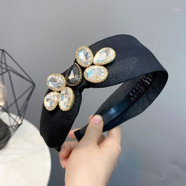 

hair hoop women fashion multipurpose shinny rhinestones headband accessories1