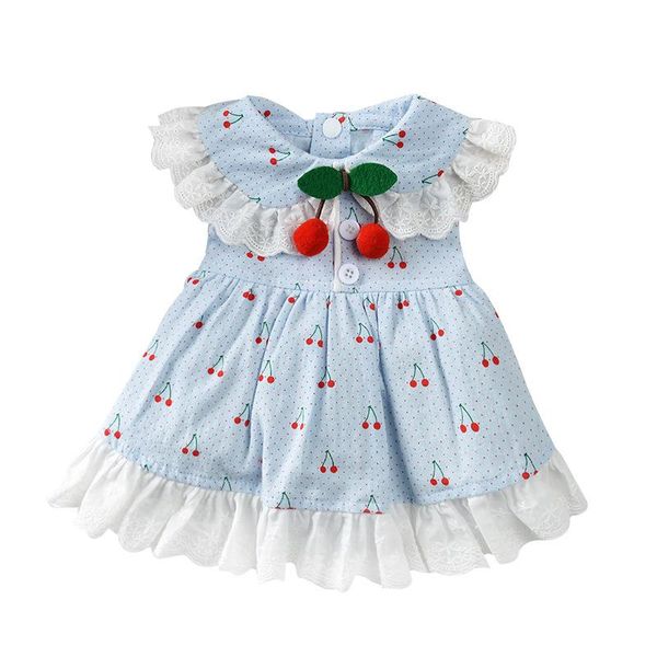 

dog apparel small pets clothes summer dress cute cherry puppy skirt tutu yorkshire bichon poodle pomeranian schnauzer pet clothing
