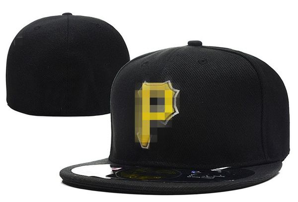 

one piece all team fan's gold p full closed baseball fitted hat on field mix order size close flat bill base ball snapback caps bone ch, Blue;gray