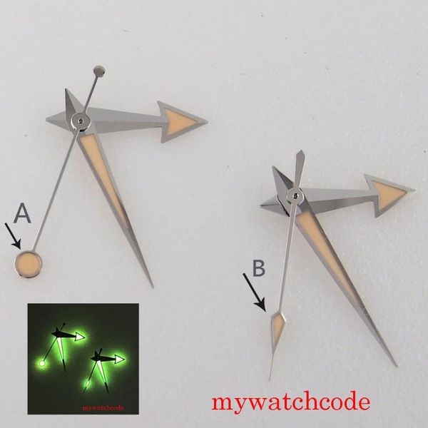 

repair tools & kits watch hands needles set parts green luminous for nh35 nh36 miyota 8215 821a 8205 mingzhu 2813 eta 2836 movement