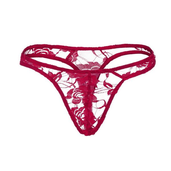 

underpants mesh men's panties hollow g-string boxers see through thong underwear temptation low-waist erotic lingerie, Black;white