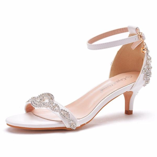 

dress shoes white medium high-heeled sandals with shallow mouth and open toe bridal wedding, Black
