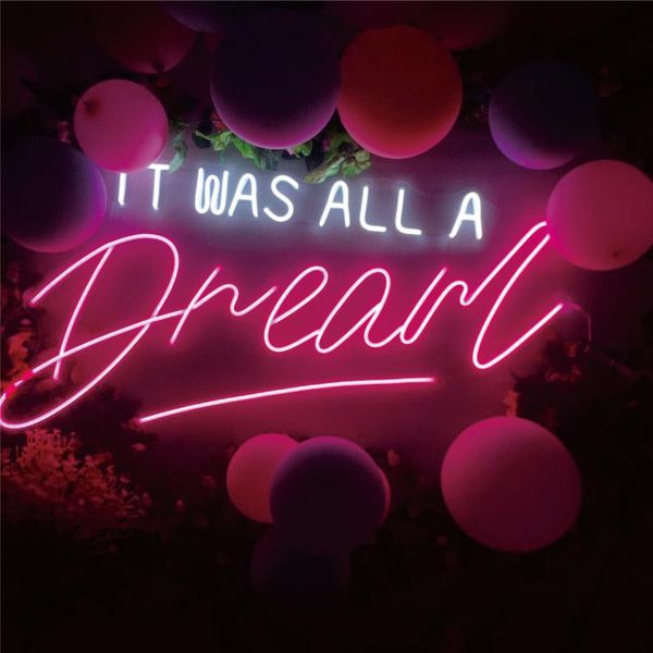 

other lighting bulbs & tubes neon sign light led flex it was all a dream custom letter name hanging office wedding party shop studio decor g