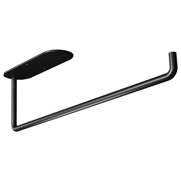 

toilet paper holders towel holder - self adhesive or drilling, under cabinet holder, for kitchen, cabinets, bathroom, wall