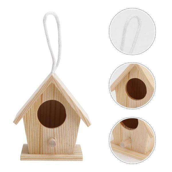 

bird cages 3pcs outdoor simulation nest adornment decorative mini ornament
