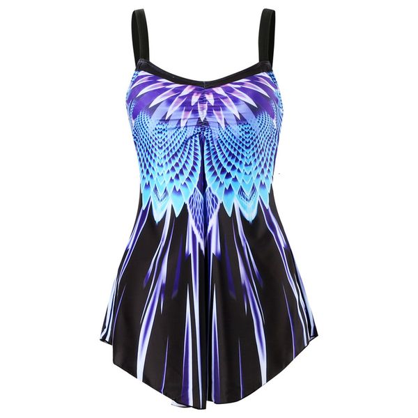 

skirt 2021 split large wing printed swimsuit fat woman bikini, White;black