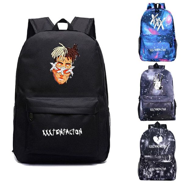 

backpack xxxtentacion school backpacks boys girls book bag teens casual sport bags students women men outdoor rucksack