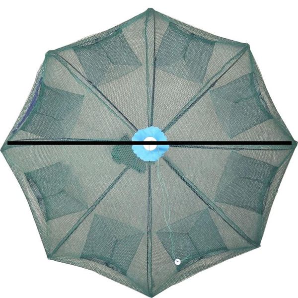 

hole fishing net folded portable hexagon fish network casting nets crayfish shrimp catcher tank trap china cages mesh accessories