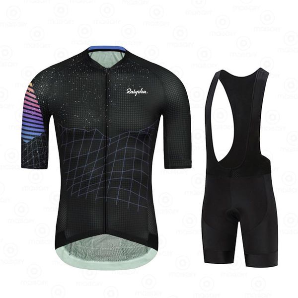 

ralvpha men's cycling wear bicycle roupas ropa ciclismo hombre sets mtb maillot summer road bike triathlon suits racing, Black;blue