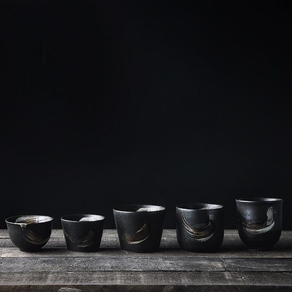 

cups & saucers japanese style tea cup water ceramic hand-painted cuisine retro tableware restaurant single
