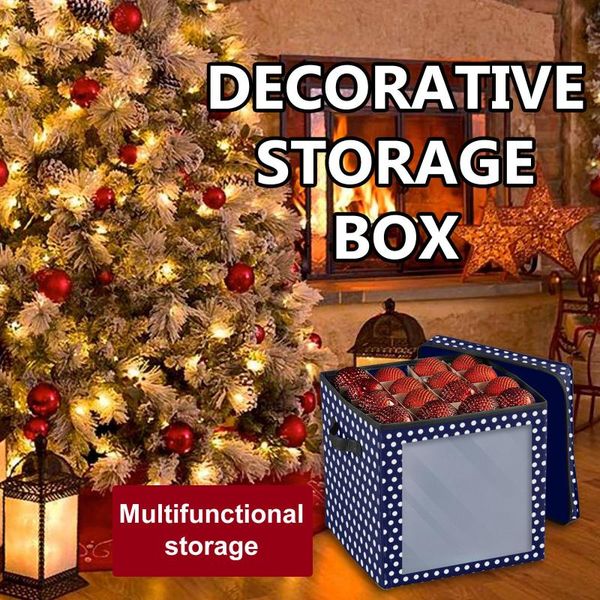 

storage bags ornament 64 baubles box xmas tree bag decoration