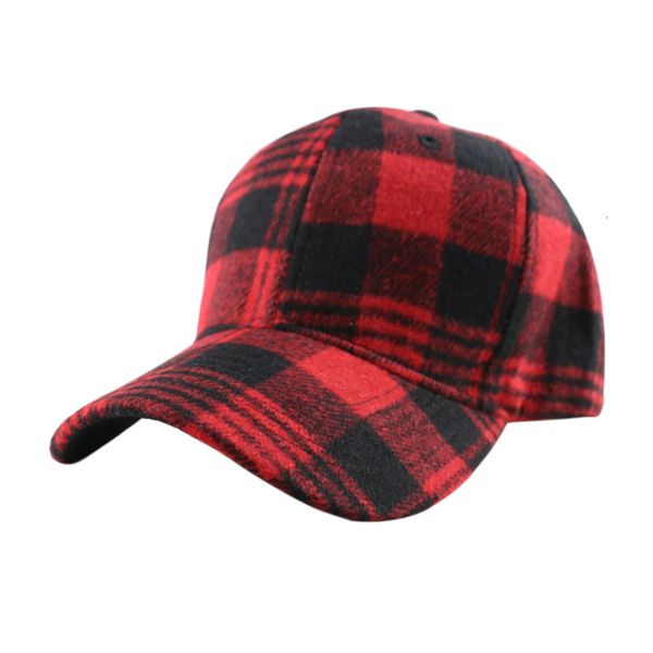 

caps fashion cap autumn and winter 2021 check black red trend baseball, Blue;gray