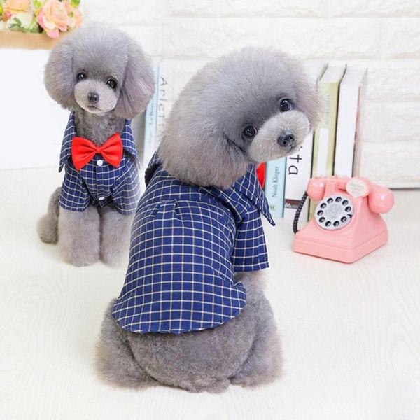 

dog apparel gentleman wedding suit formal shirt for small dogs bowtie clothes pet halloween christmas costume cats