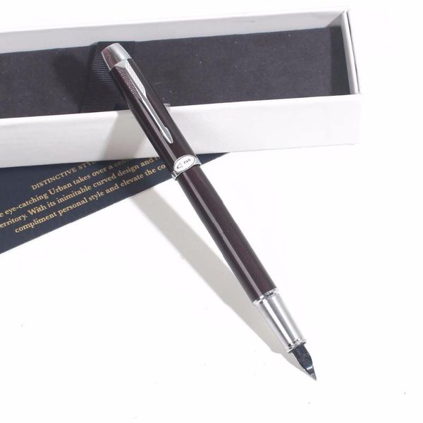 

fountain pens iming pen office school ink with box gift black red grey metal