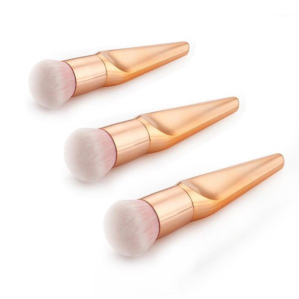 

rose gold makeup brushes professional cosmetics powder foundation face beauty make up tools1