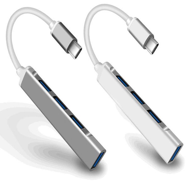 

hubs private model typec docking station mini type-c hub usb 3.0 one to four splitter
