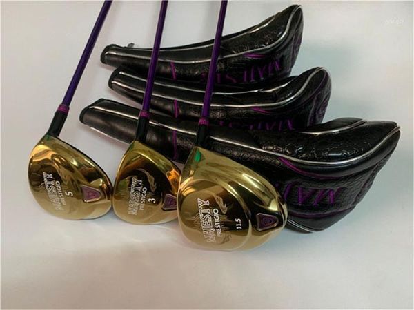 

ated majesty prestigio9 wood set golf woods women clubs driver + 3w5w graphite shaft with head cover complete of1
