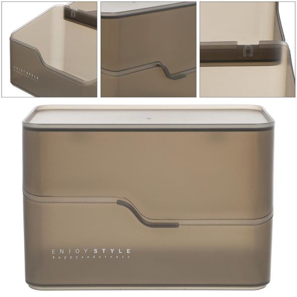 

storage boxes & bins dust-proof cosmetics box makeup supplies lipstick cream organizer case