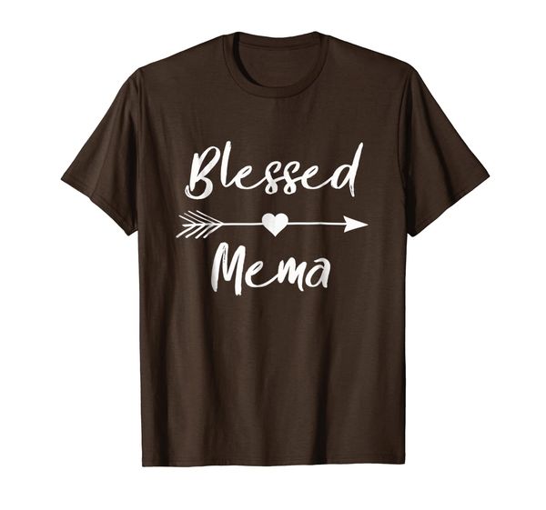 

Blessed Mema Shirt - Grandma Thanksgiving T-Shirt, Mainly pictures