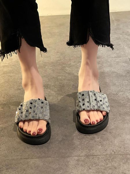 

slippers summer flats thong style retro leather drags holiday beach outside sandals shoes flat heel, Black