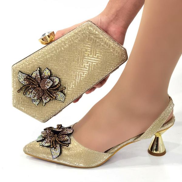 

dress shoes olomm selling gold and bags to match set italy party pumps italian matching shoe bag for q1-11, Black