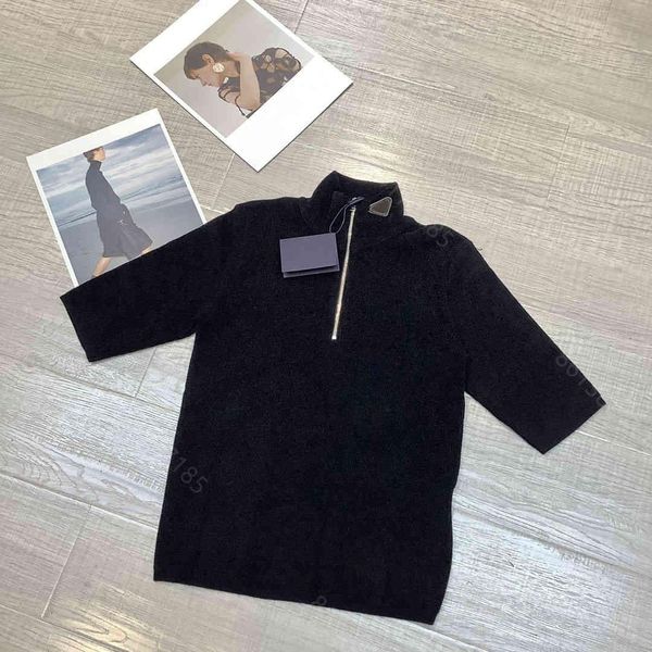 

2021 women hoodie desinger black sweater pd short sleeve and vest 100% water soluble wool highest quality album china dhl, White;black