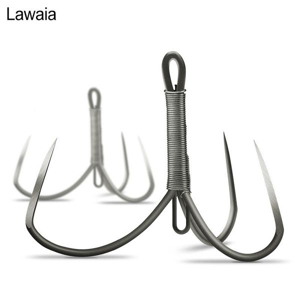 

lawaia hooks fishing handmade anchor hook large barbless three-jaw hanging gear supplies tackle