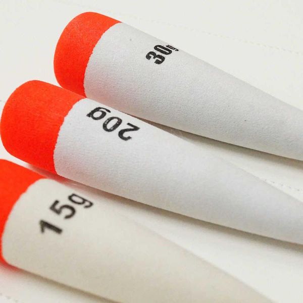 

fishing accessories 6 pgs/batch 15g 20g 30g buoyancy eva inline salt water float catfish pique live bait b494