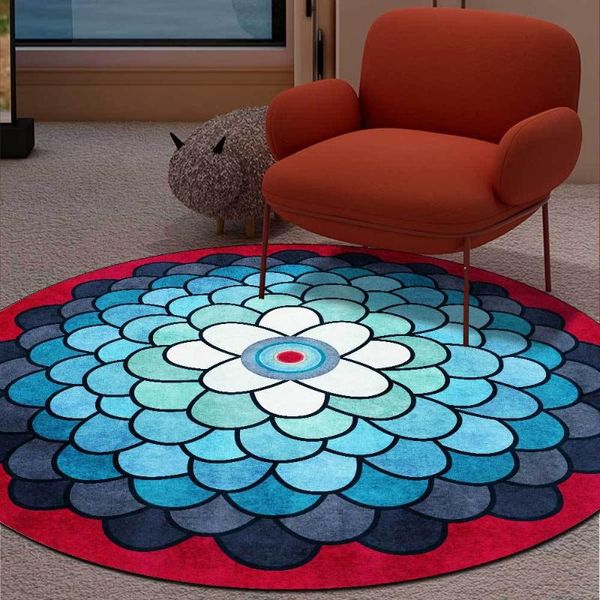 

carpets round carpet nordic bohemian family decoration large for living room bedroom area rugs mandala home anti-slip floor mat