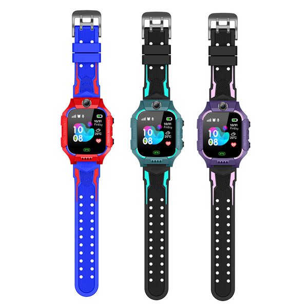 

q19 sos camera smart watches baby lbs position lacation tracker kids smartwatch voice chat flashlight children vs q100 for android ios dhl/u